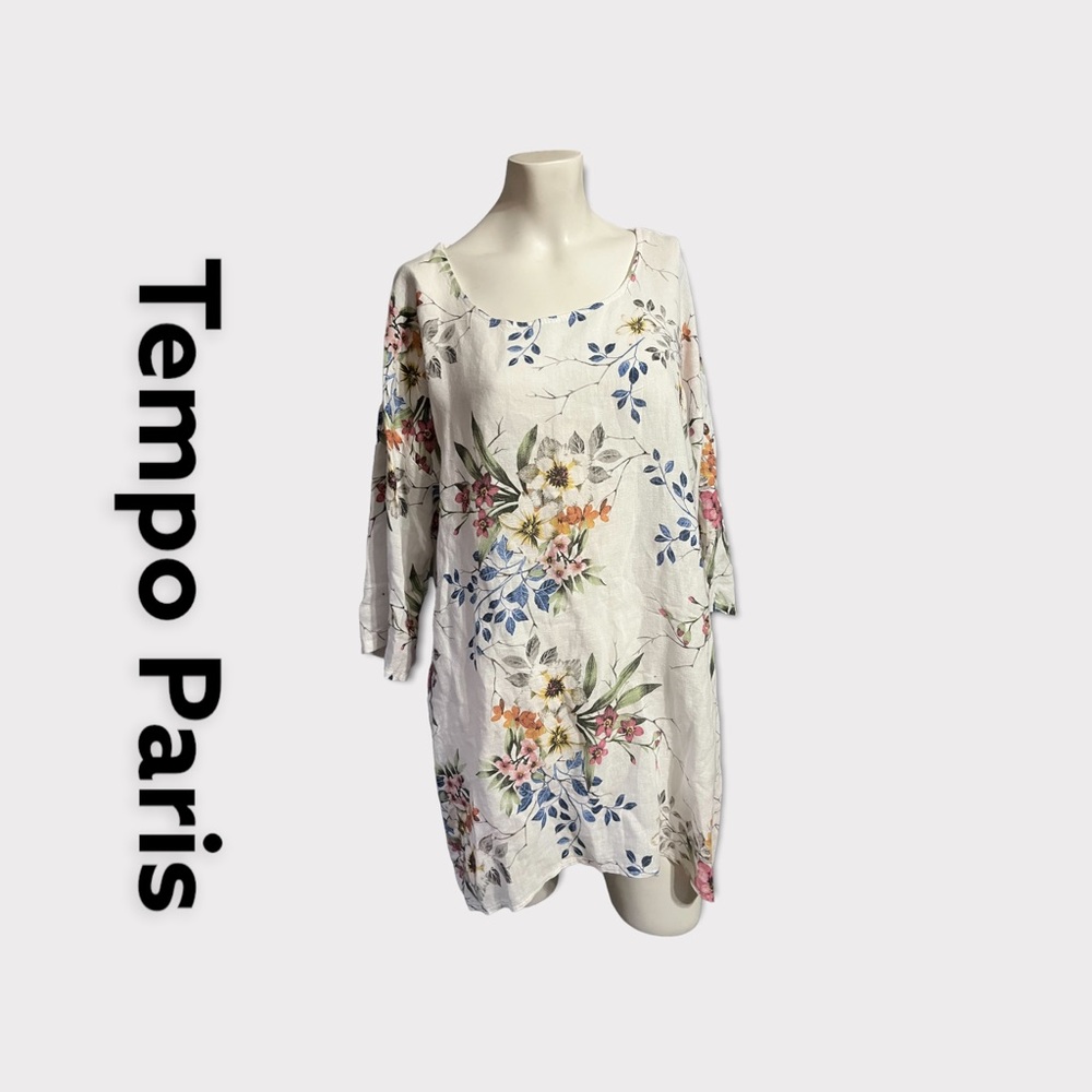 Tempo Paris Linen Tunic
